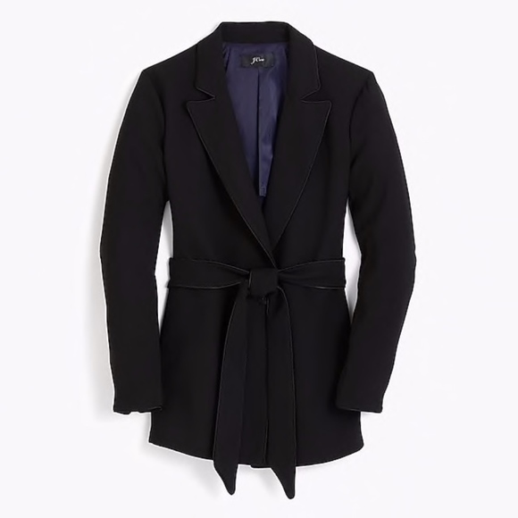 J. Crew Jackets & Blazers - NWT J Crew 365 Crepe Wrap Blazer Size Small